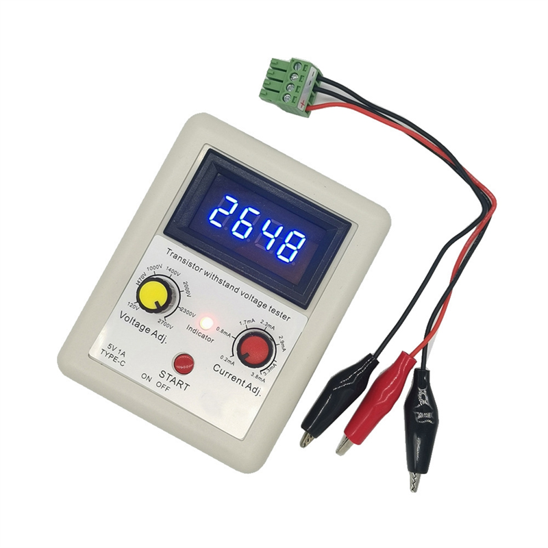 1 Set ABS White Transistor Withstand Voltage Tester MOS Transistor IGBT Voltage Regulator Diode Detector A. 