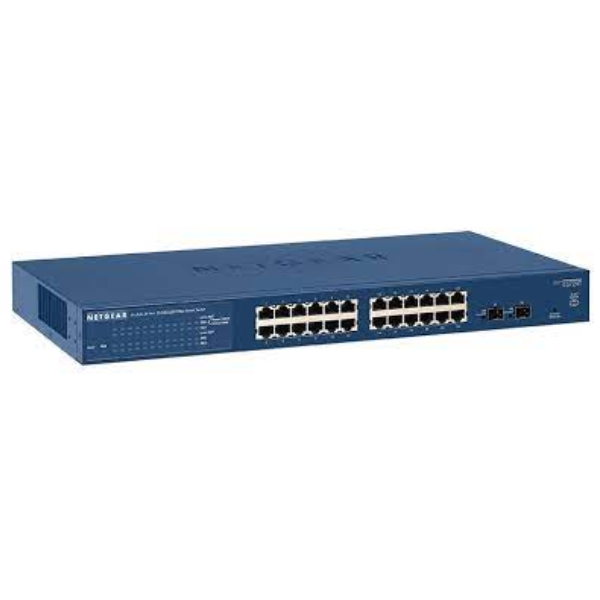 Netgear GS724T 24-Port Gigabit Plus 2 SFP Smart Managed Rackmount Switch
