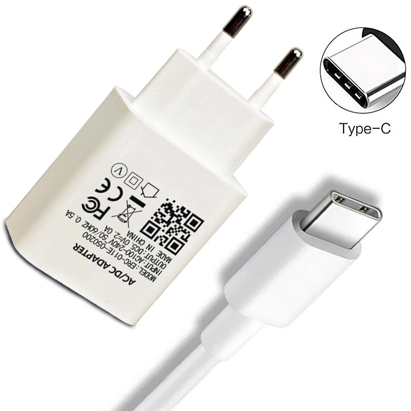 【happy one】USB C Charger Adaptor For Huawei Y7P Y8P P40 lite E 9A 9C 8A 8C 7A 7C Charger Type-C Micro USB Charger Cable. 