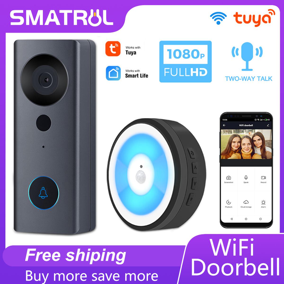 tuya 1080p wifi video doorbell