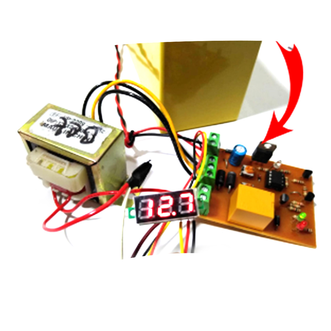 Automatic 12V Battery Charger Auto Cut Circuit For Dc 12V Charger To Dc 12V Battery Charge Protection Circuit - Solar Panel