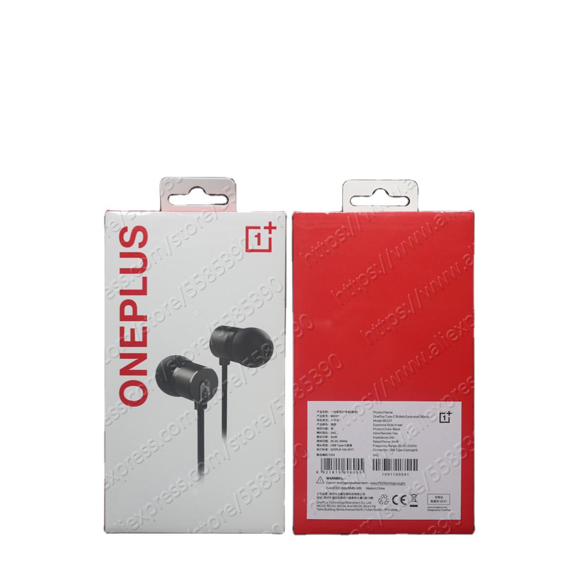 Original OnePlus Type-C Bullets Earphones OnePlus Bullets 2T In-Ear Headset With Remote Mic for Oneplus 7 pro 6T 7T Mobile Phone