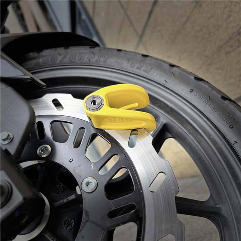 BAN Exantoo BAN1 Hi-Tech Disc Lock for Motorcycle – 5.5mm Hardened Pin | Anti-Saw & Anti-Knock 1 Piece Random Color Selection. 