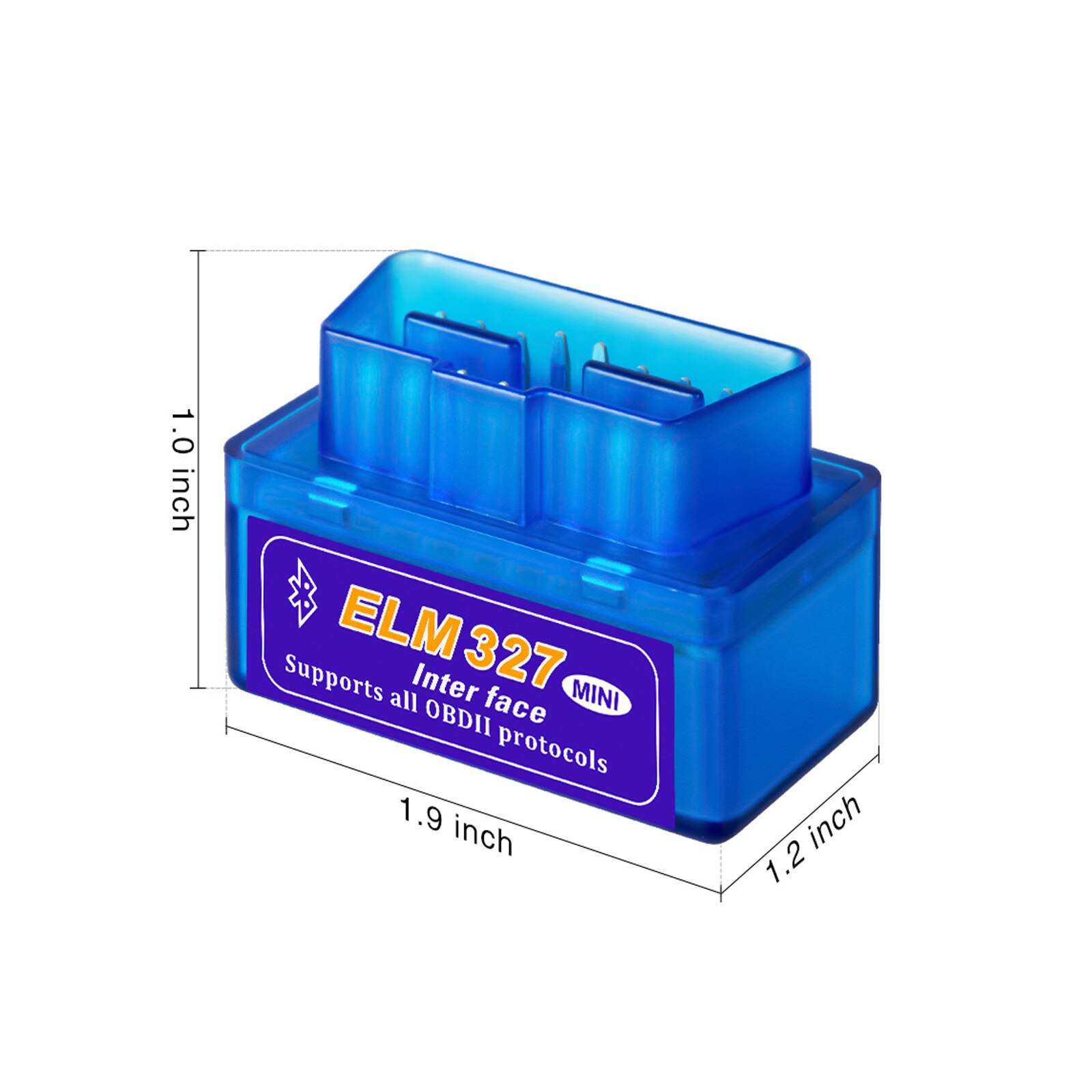 NEW Mini  OBD2 V1.5 Elm 327 V 1.5 Elm327 OBD 2 Scanner Elm327 Car Diagnostic Tool Elm-327 OBDII Adapter Auto Code. 