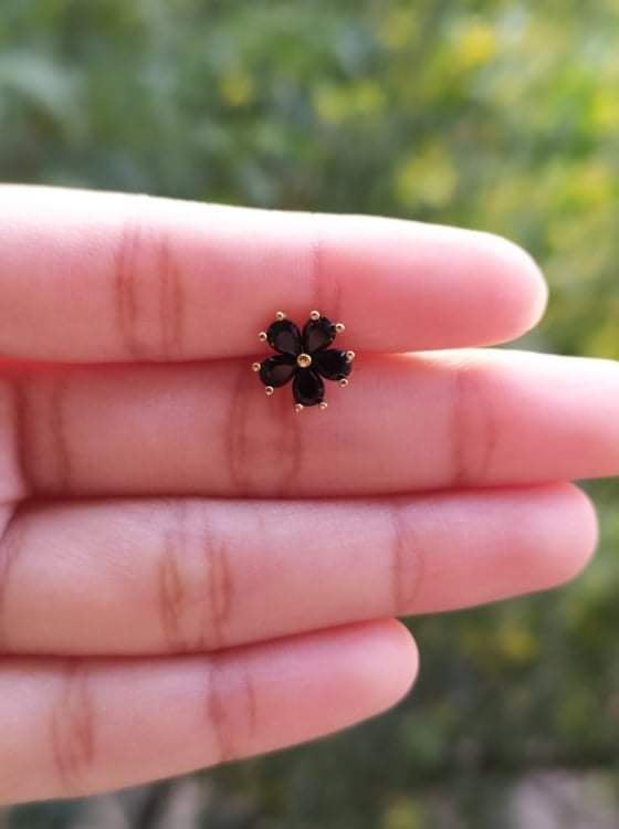 Nose Pin  New Model, Trendy Design , L Shape Noseringkk, Nose Ring,CD-46 - Nose Pin - Nose Pin. 