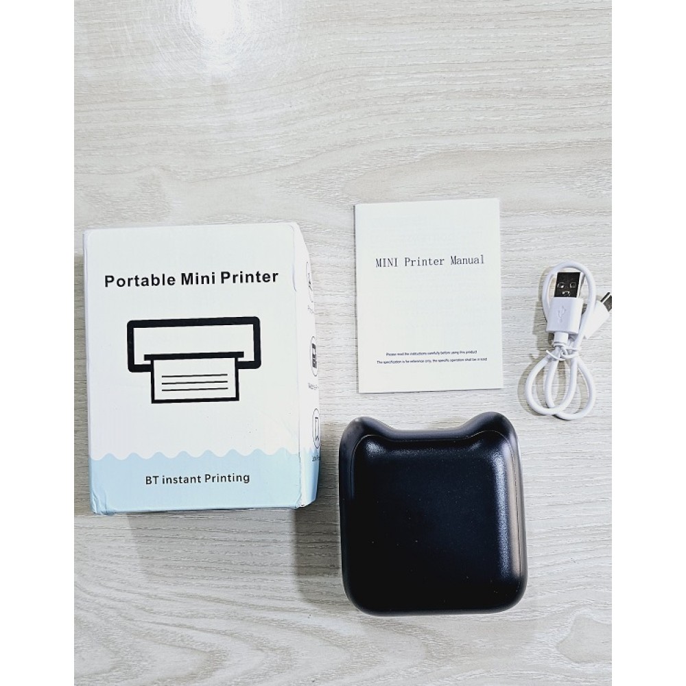 A31 Mini Bluetooth Photo Printer instant printing For IPhone And Android. 