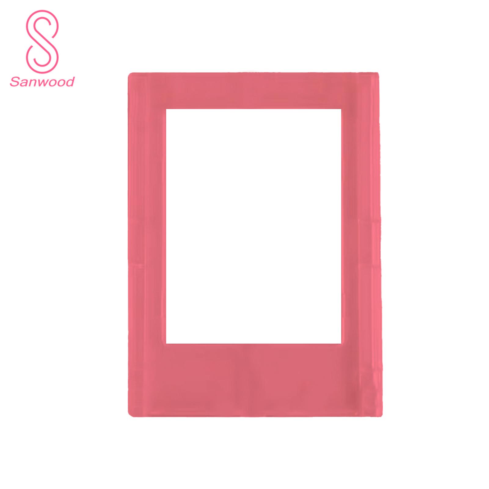 Polaroid Photo Frame 3 Inch Magnetic Acrylic Picture Frame Photo Display Stand Transparent Instant Film Camera Photo Holder Stylish Practical Home Decor 3-inch Photo Frame