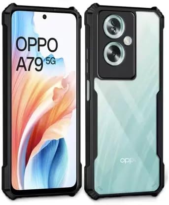 OPPO A79 5G Edge-Reinforced Shockproof Cushion Back Clear Hybrid Transparent Hard Cover Casing-ELF