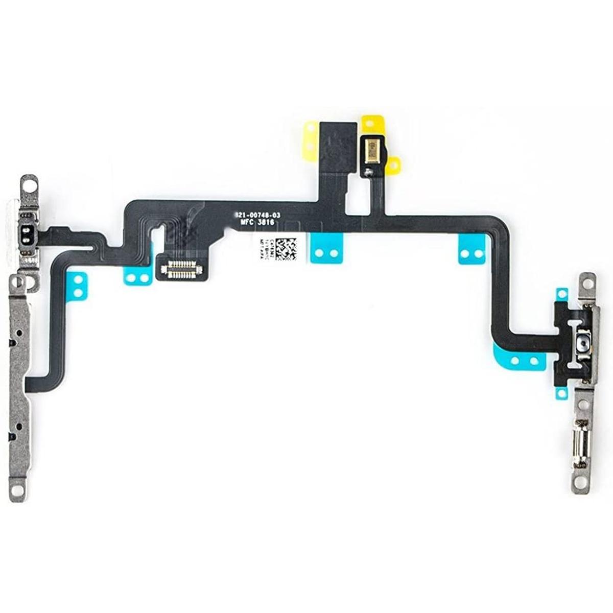 iPhone 7 Plus Power Volume Button Control Switch On/Off + Flash Light + Mic + Mute Connector Flex Cable