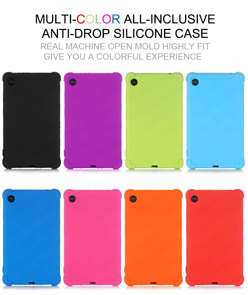 【3C VictoryEagle】Case Lenovo tab M7 tb-7305x tb-7305i tb-7305f Stand Soft Silicon Cover for Lenovo 7.0" Tablet Shell Capa+Film+Pen. 