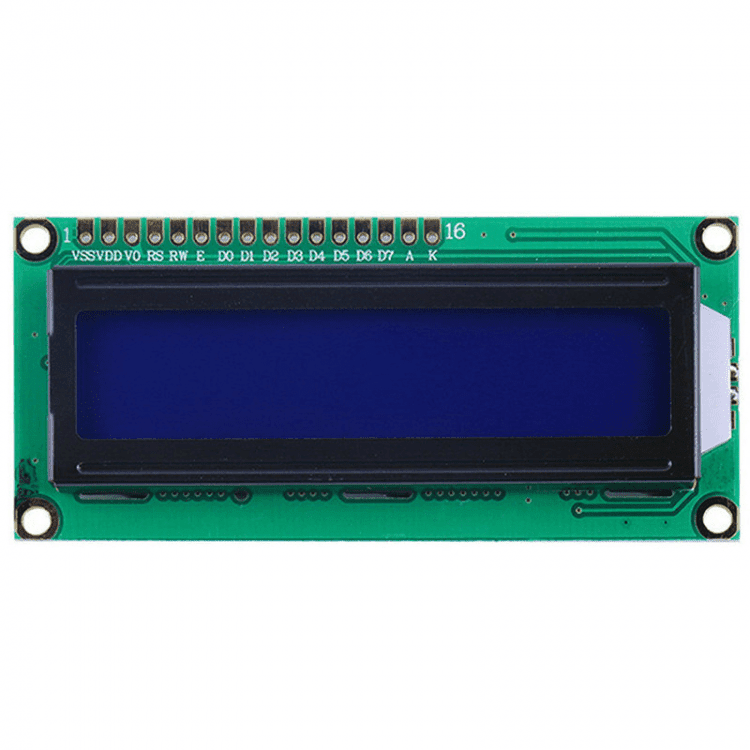 LCD1601 LCD Display Monitor 1601 16×01 5V Character Blue Backlight Screen LCD 1601 IIC I2C For Arduino LCD Display Electrical Circuitry & Parts. 
