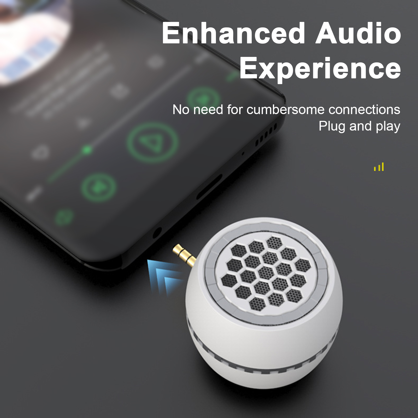 Increase Sound Volume Portable Mini Computer Speaker for Mobile Phone Laptop High Volume Audio-visual Loudspeaker Plug Play. 