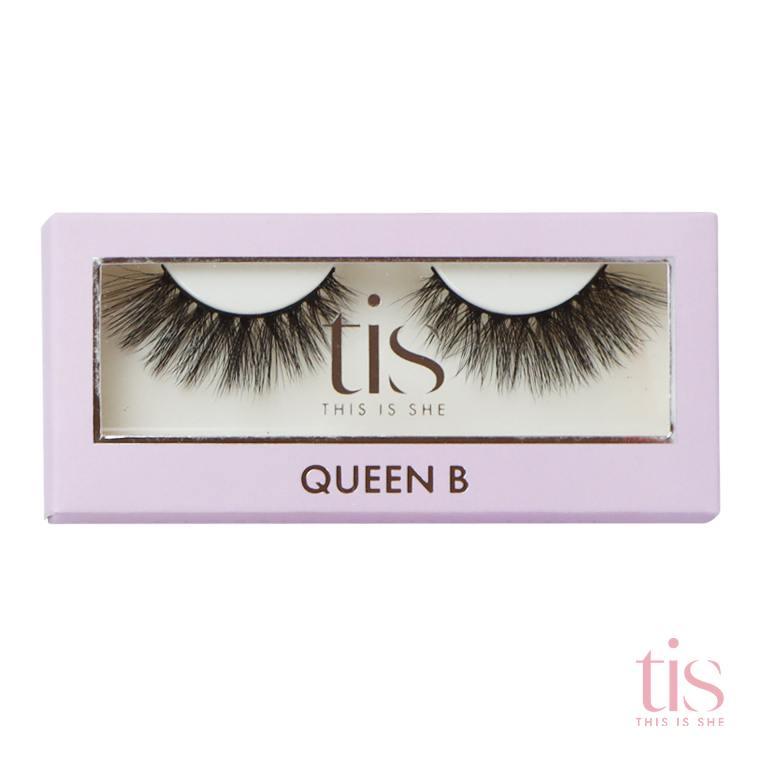 TIS Queen B Eyelashes from Classic collection - Premium quality Eye lashes-1 pair lash in each box - By Canadian Brand This is She. 