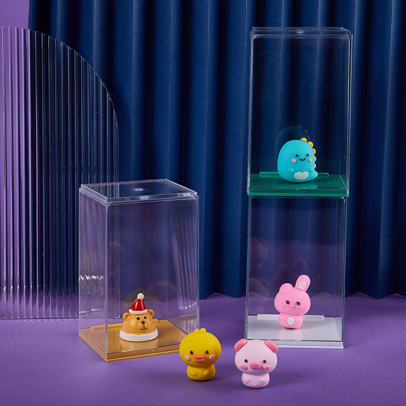 Action Figure Storage Box Cartoon Doll Blind Box Display Case Dust Display Box. 