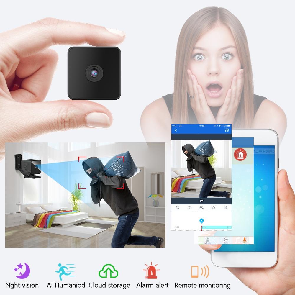 Rechargeable Battery Backup IP Camera V380 PRO WiFi Camera with Night Vision Portable Security IP Cameras Mini Camcorder Wireless WiFi Camera CCTV Camera. 