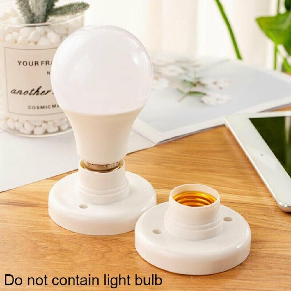 Light Bulb E27 Light Bulb Fixing Base Cap Pendant Lamp E27 Light Bulb Socket Fixing Round Lamp Base Holder for Light Bulb. 