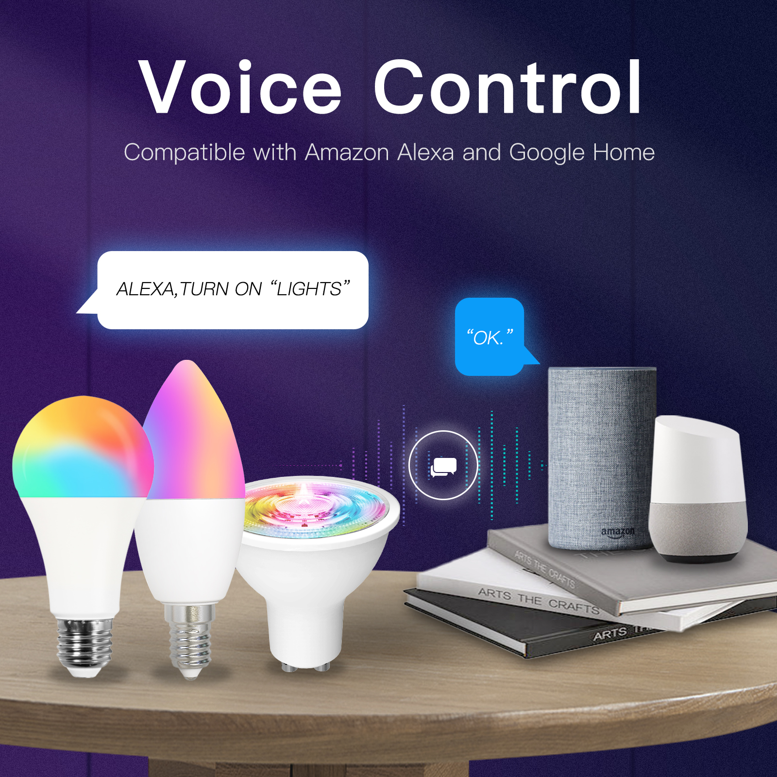 MOES WiFi Zigbee LED Light Bulb GU10 E27 E14 Candle Lamp Smart RGB RCW 2700-6500K Dimmable Light Tuya Alexa Google Voice Control. 