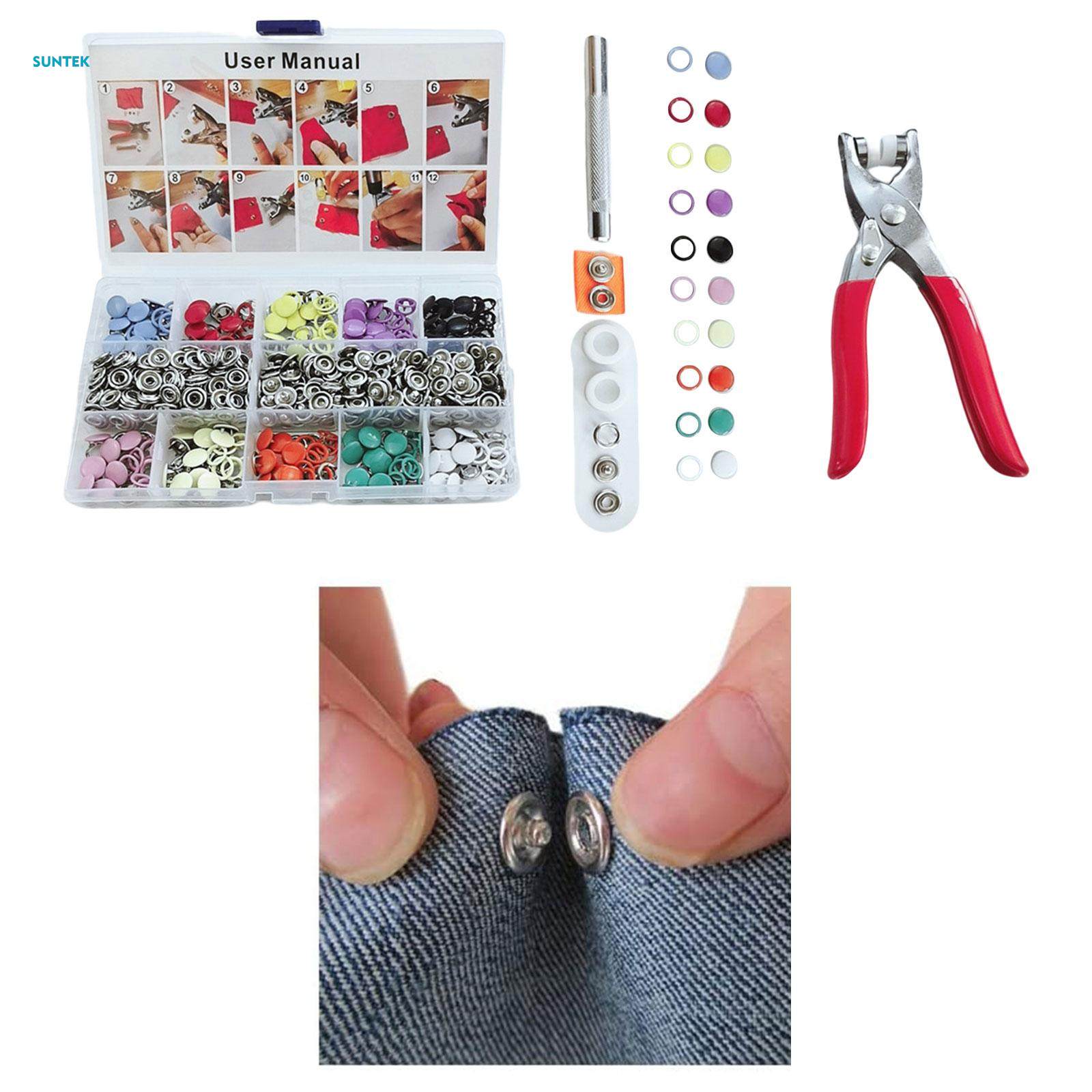 Snap Fasteners Tool Prong Snap Button Press Tool, Handmade Press Studs Fastener Pliers Metal Snap Buttons for Crafting, Hats, Sewing,Jeans. 