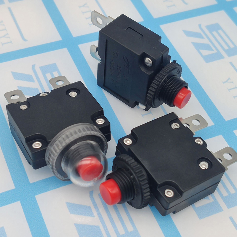 Thermal Switch Circuit Breaker Overload Protector 5a 6a 8a 10a 15a 20a Overload Switch Protector Fuse. 