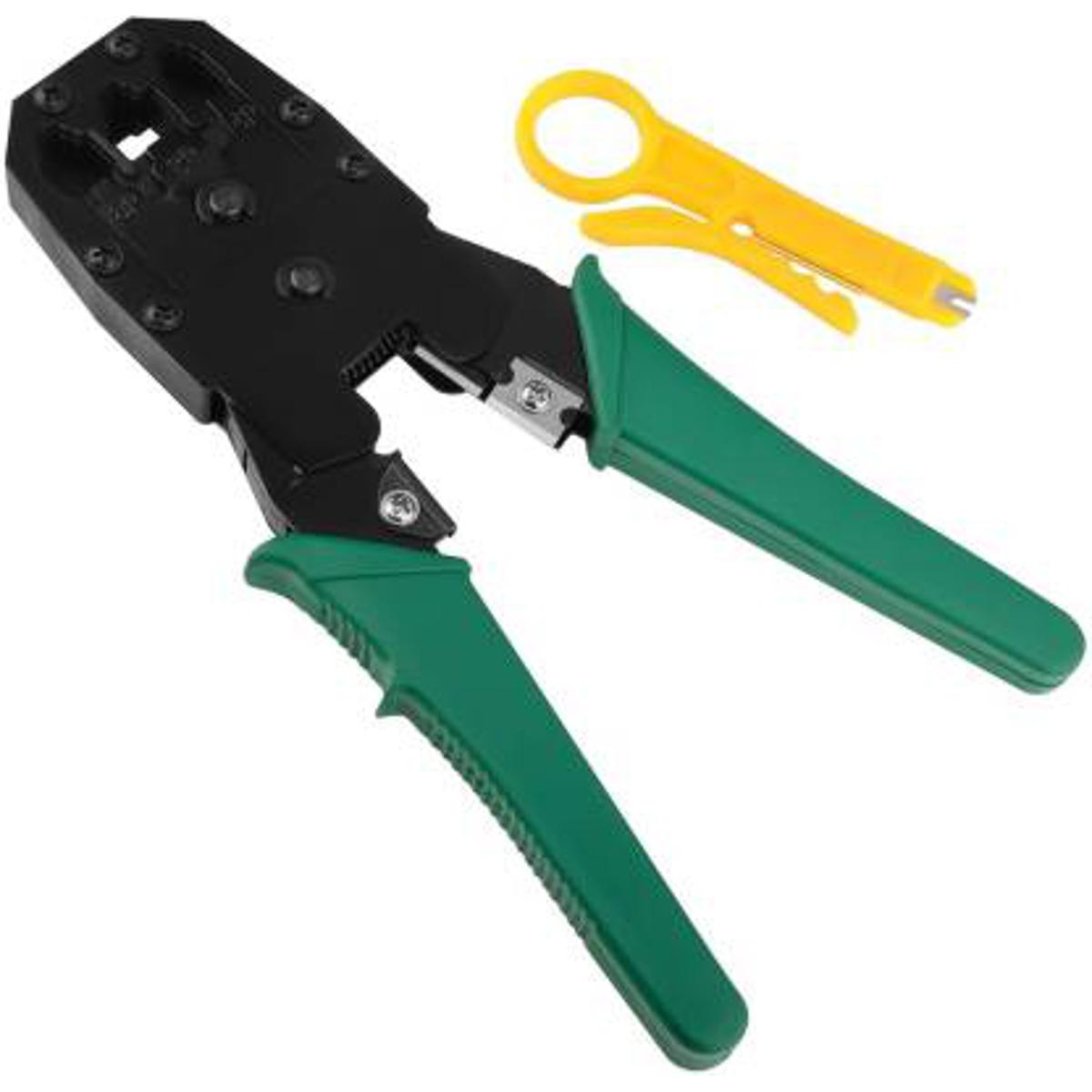 Crimping Tool, RJ45, RJ11 CAT5e/CAT6 LAN CUTTER With Cable Cutter Manual Crimper