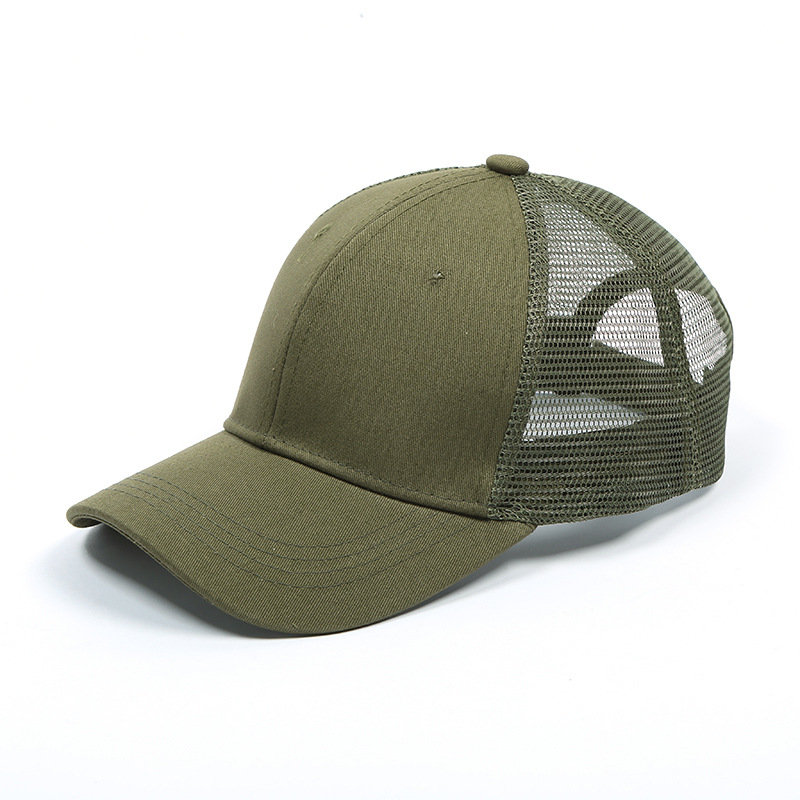 Camouflage baseball caps for men and women summer hats sunscreen visor hat cross border hot mesh hat adjustable mesh cap
