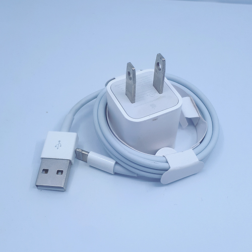 iPhone X Charger AC Power Adapter with USB Lightning Data Charging Cable For iPhone x.8.7.7plus 6.6s.5S.5 2pin Plug. 
