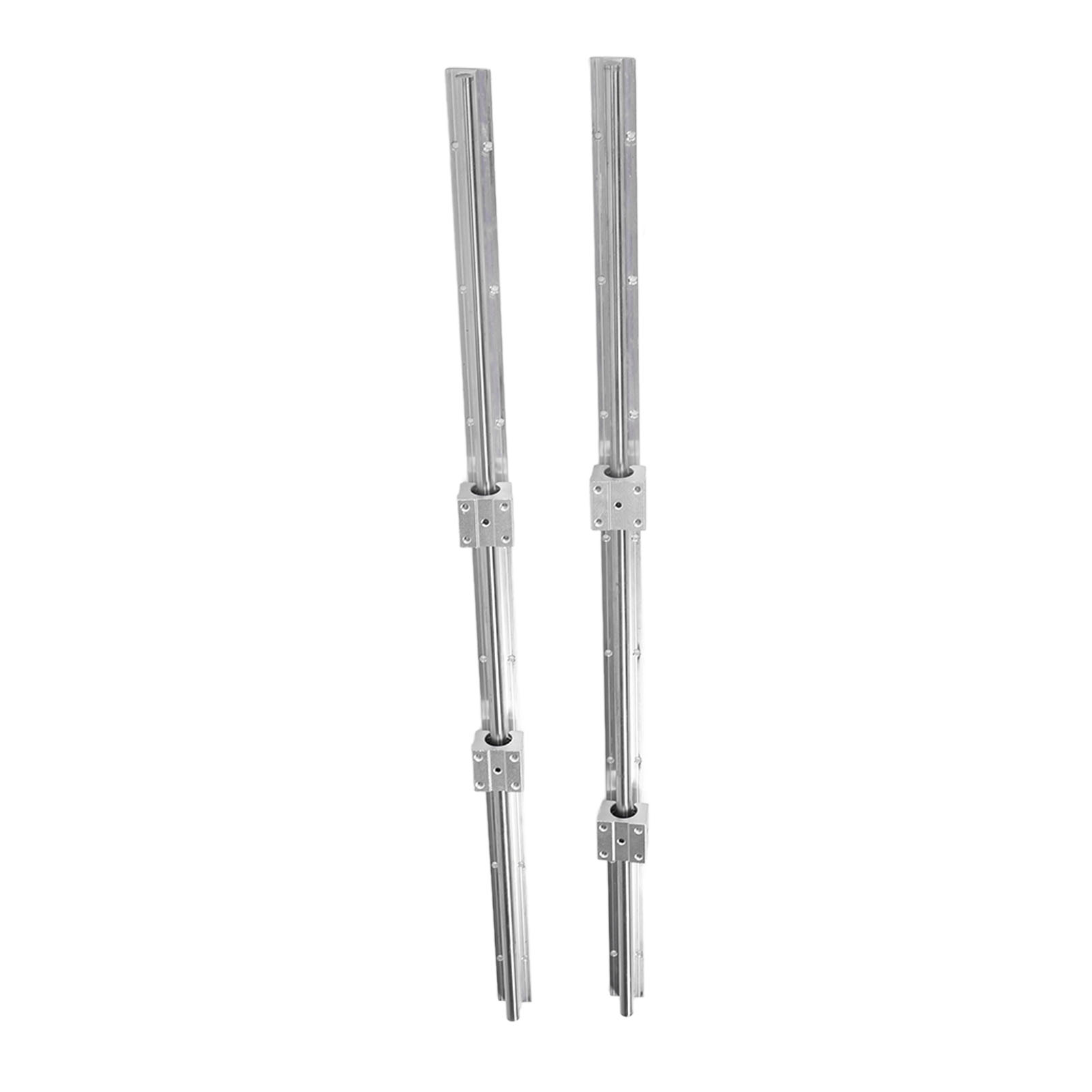 Linear Guide Rail and Slider 800mm Length Linear Rail Slider Set 12mm Diameter Shaft for Machine Tool