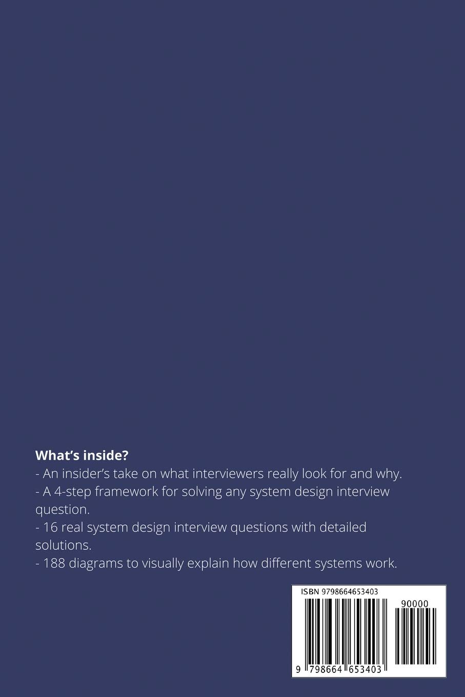 System Design Interview An Insider's Guide – (Volume 1) by Alex Xu (Paperback). 