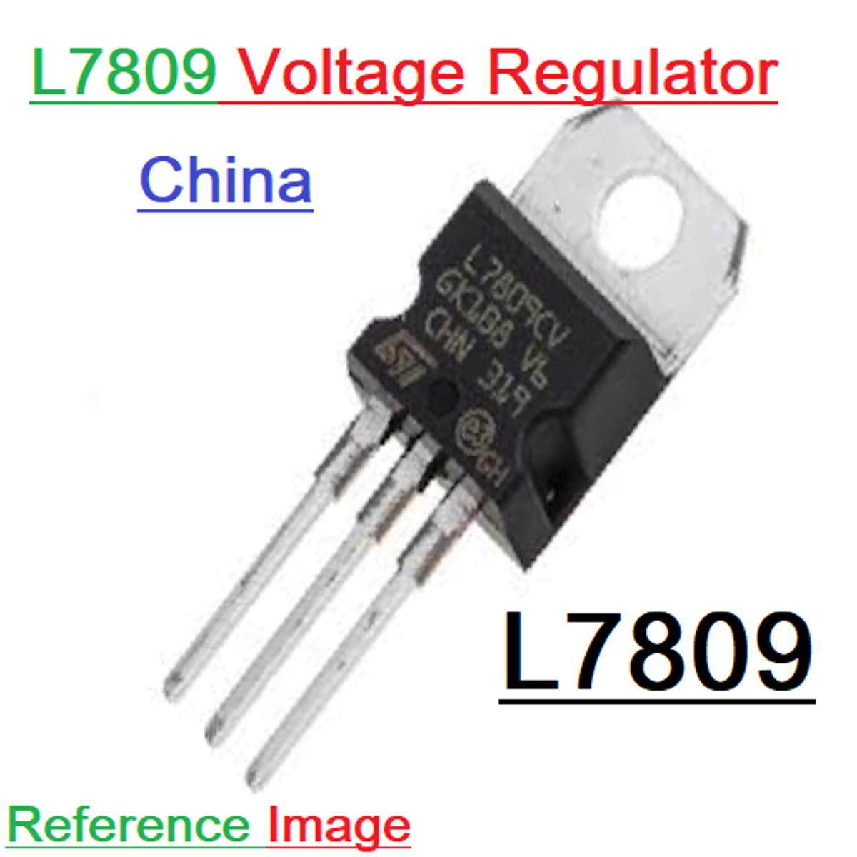 2Pcs- CHINESE LM7809 L7809CV L7809 7809 9V 1.5A Voltage Regulator IC 3 Pin TO-220 Package Fixed 9V Positive Voltage Regulator IC Chip Electrical Circuitry & Parts