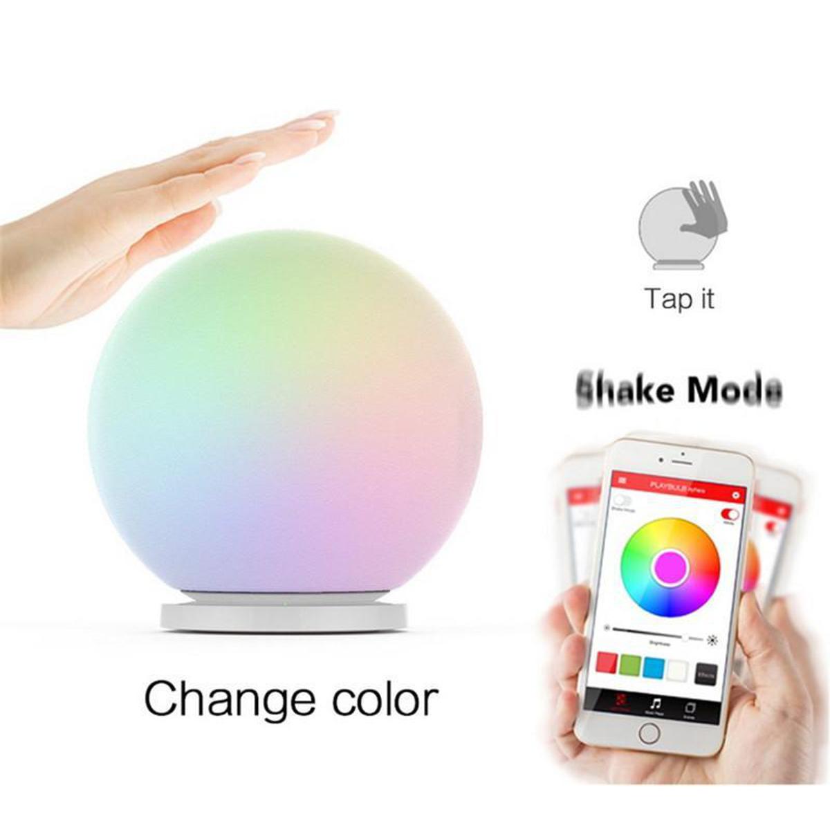Mipow BTL301W Playbulb Bluetooth LED Sphere Smart Night Light Mobile App Control