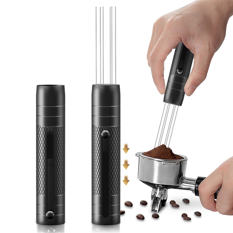 Wdt Tool Stretchy Espresso Coffee Stirrer with Stainless Steel Needles 0.3 Mm, Wdt Tool Espresso Coffee Distributor