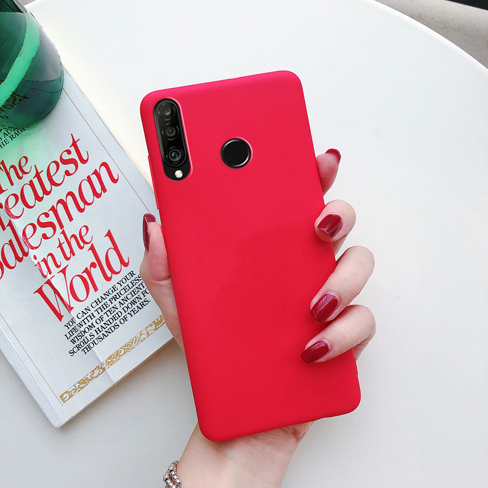 Case For Huawei P40 Lite E P30 Lite Pro P20 Lite P10 P Smart Plus Z 2019 2018 Matte Soft Back Cover Case. 