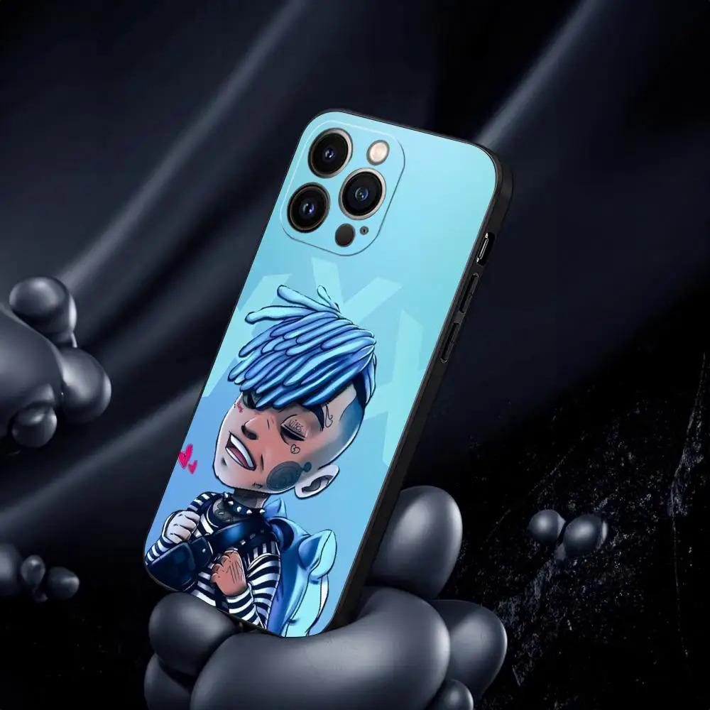 【Mascaraara】Rapper-X-XXXtentacion 17 NUMB Phone Case For Iphone 15 14 13 Mini 11 12 Pro Max Xr X Xs 7 8 Plus Shockproof Back Cover. 