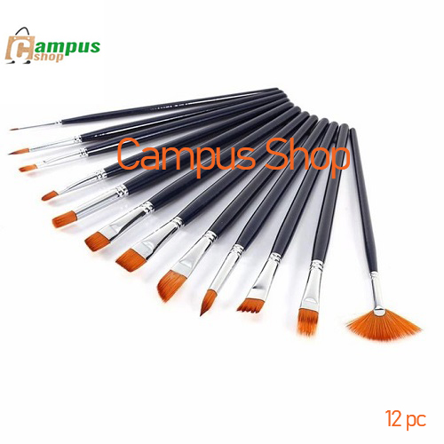 Keep Smiling 12pcs Mix Brush Tuli Set for Artists- KeepSmiling. 