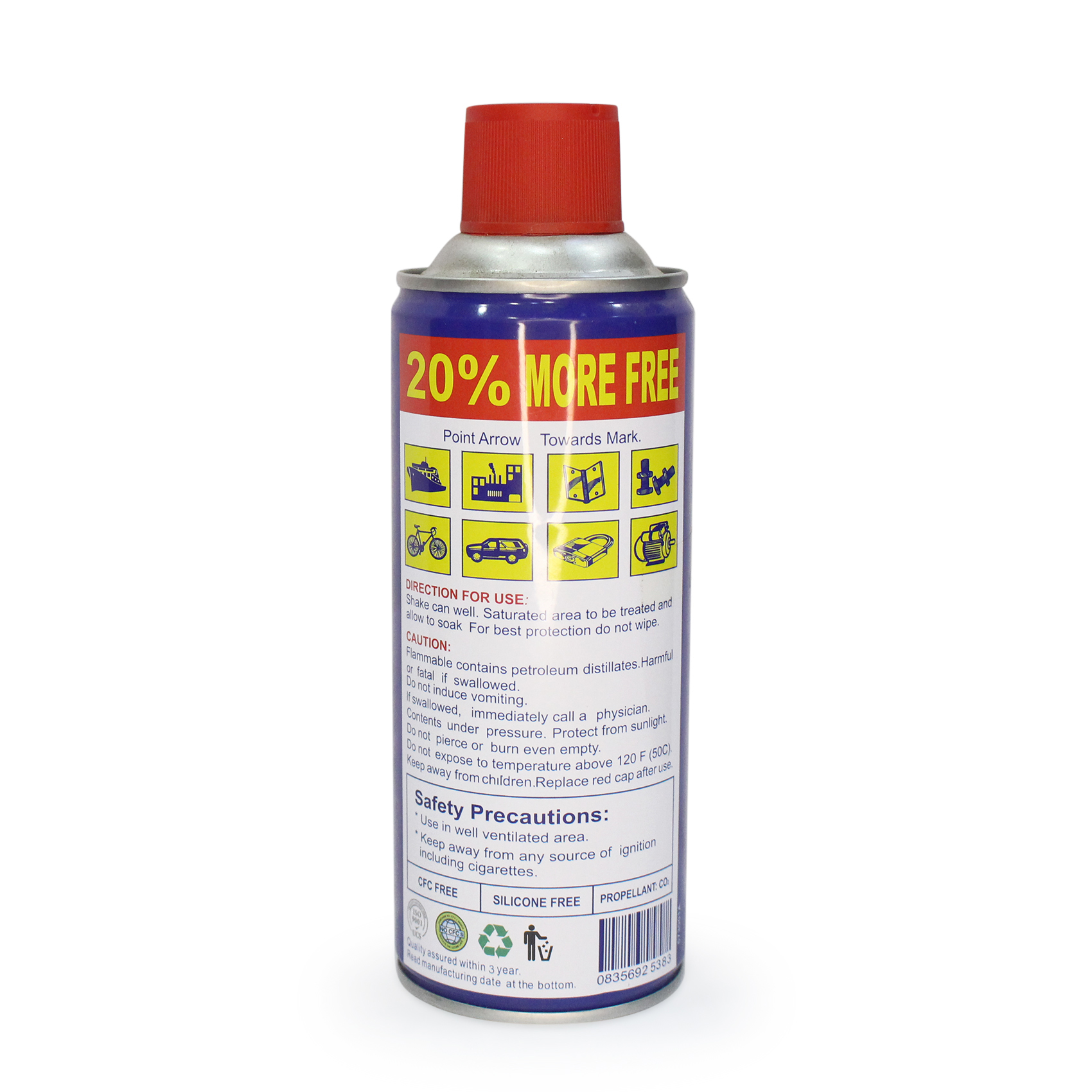 Rust Remover KB-40 400 ML Multi-Purpose Spray or Liquid Spray for Rust Cleaning (Zong Cleaner). 
