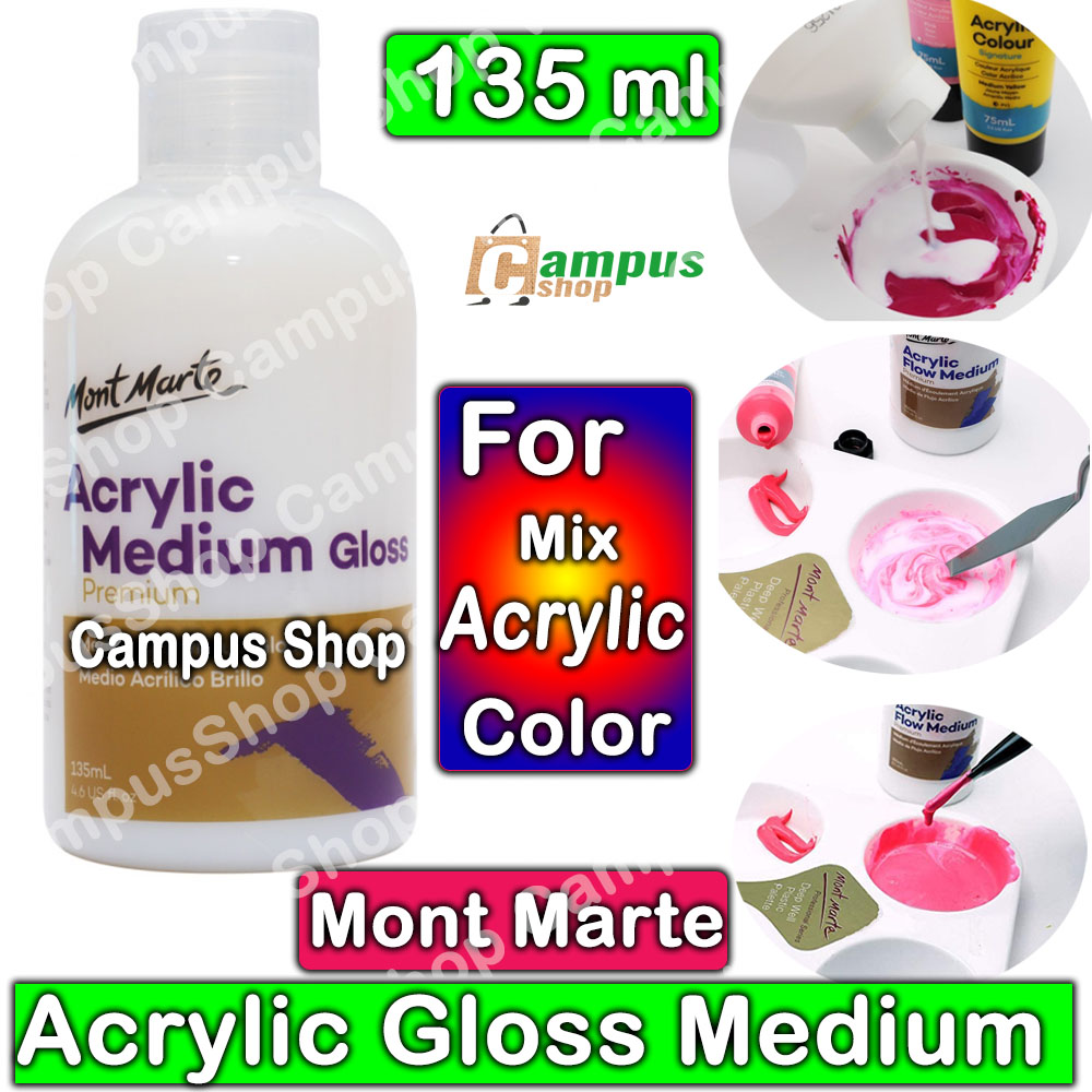 Mont Marte Mcrylic Medium Gloss Premium-135ml