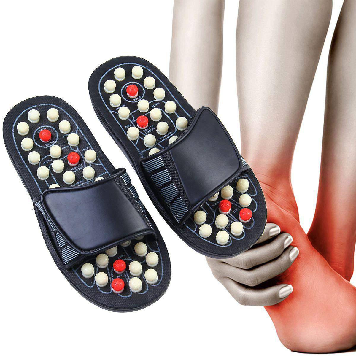 foot massage slippers reflex footwear