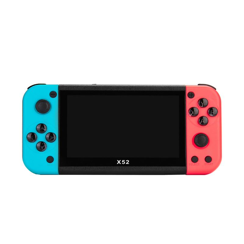 X52 Handheld Game Console HD 5.1 Inch Portable Retro Game Console Built-in Retro Classic Games Audio Video Player Easy to Use