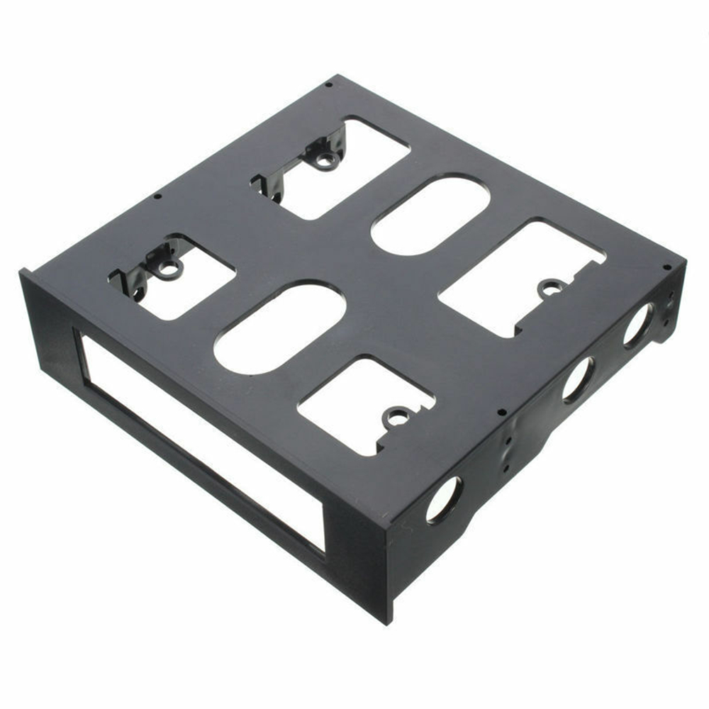 3.5 To 5.25 Floppy To Optical Drive Bay Mounting Bracket Converter For Front Panel Hub Card Reader Fan Speed Controller. 