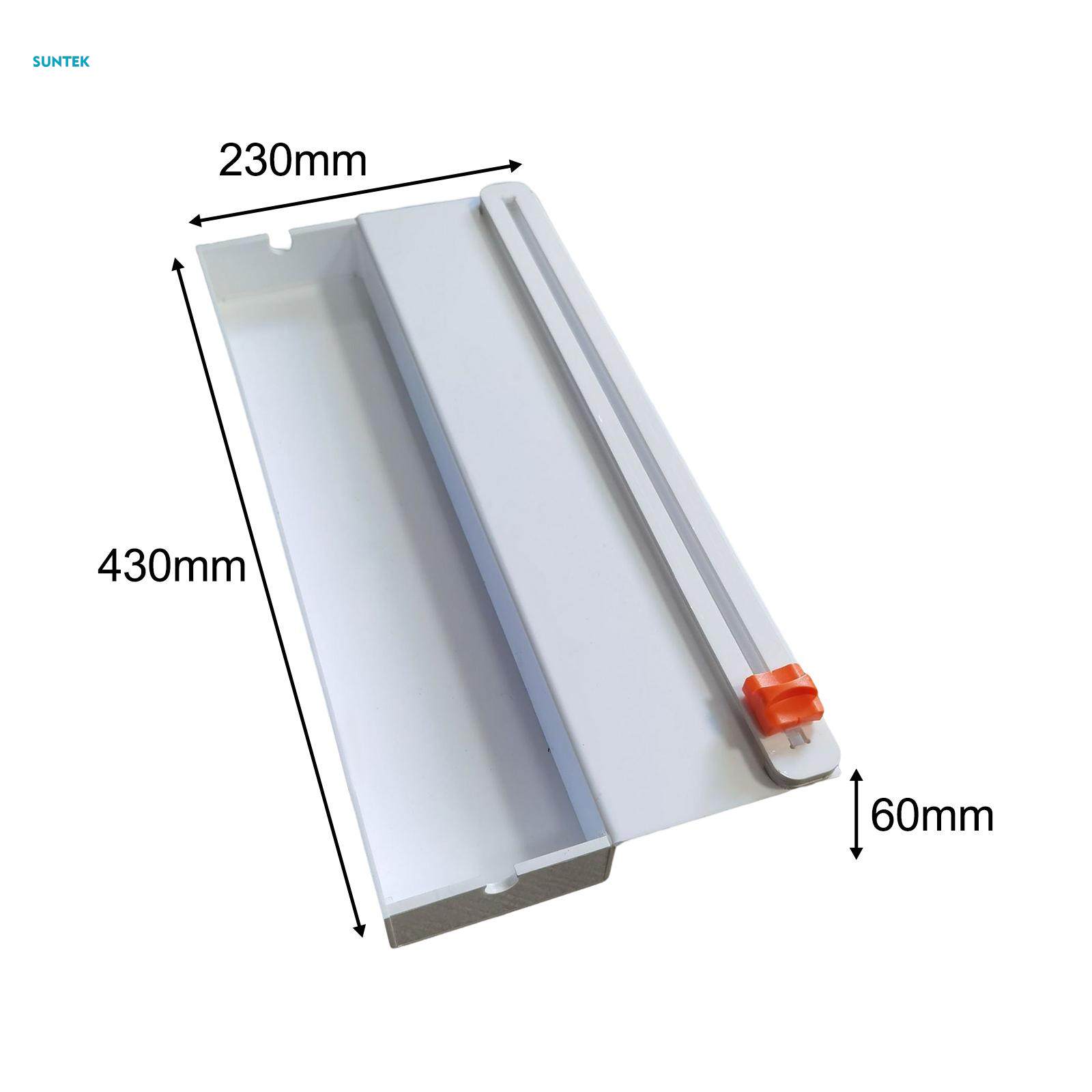 Vinyl Roll Holder with Built in Trimmer Durable Roll Holder with Cutter for Office. 