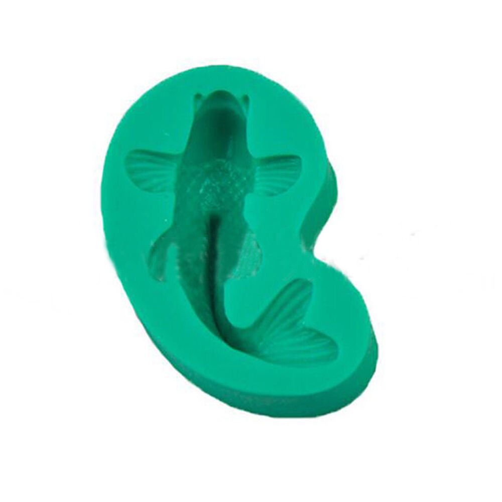 【happy one】New Koi Animal Fondant Cake Chocolate Molds for Kicthen Baking Decorstions Mold Tools. 