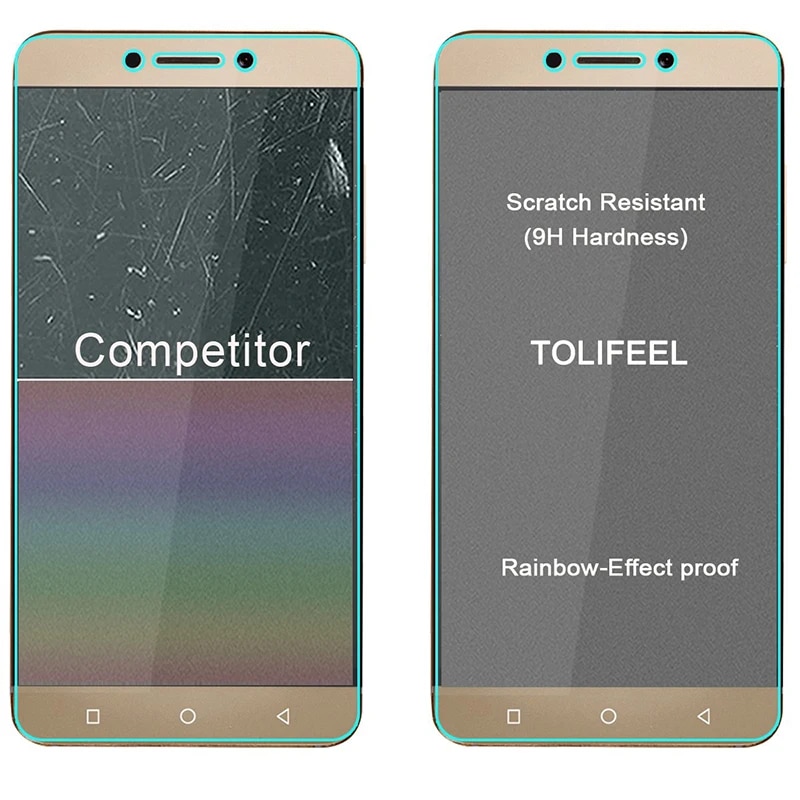 2Pcs For LeEco Le 2 Le X527 Tempered Glass Premium 2.5D 9H Screen Protector Film Glass For LeEco Le2 Pro Le S3 X626 X526 X625. 