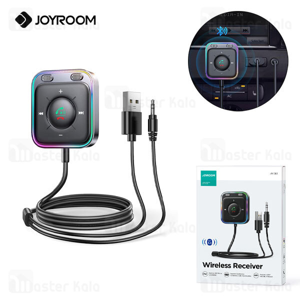 Joyroom JR-CB3 Receptor de Bluetooth BT 5.3 Receptor Inalámbrico ENC Reducción de Ruido Adaptador de Audio Para Automóviles