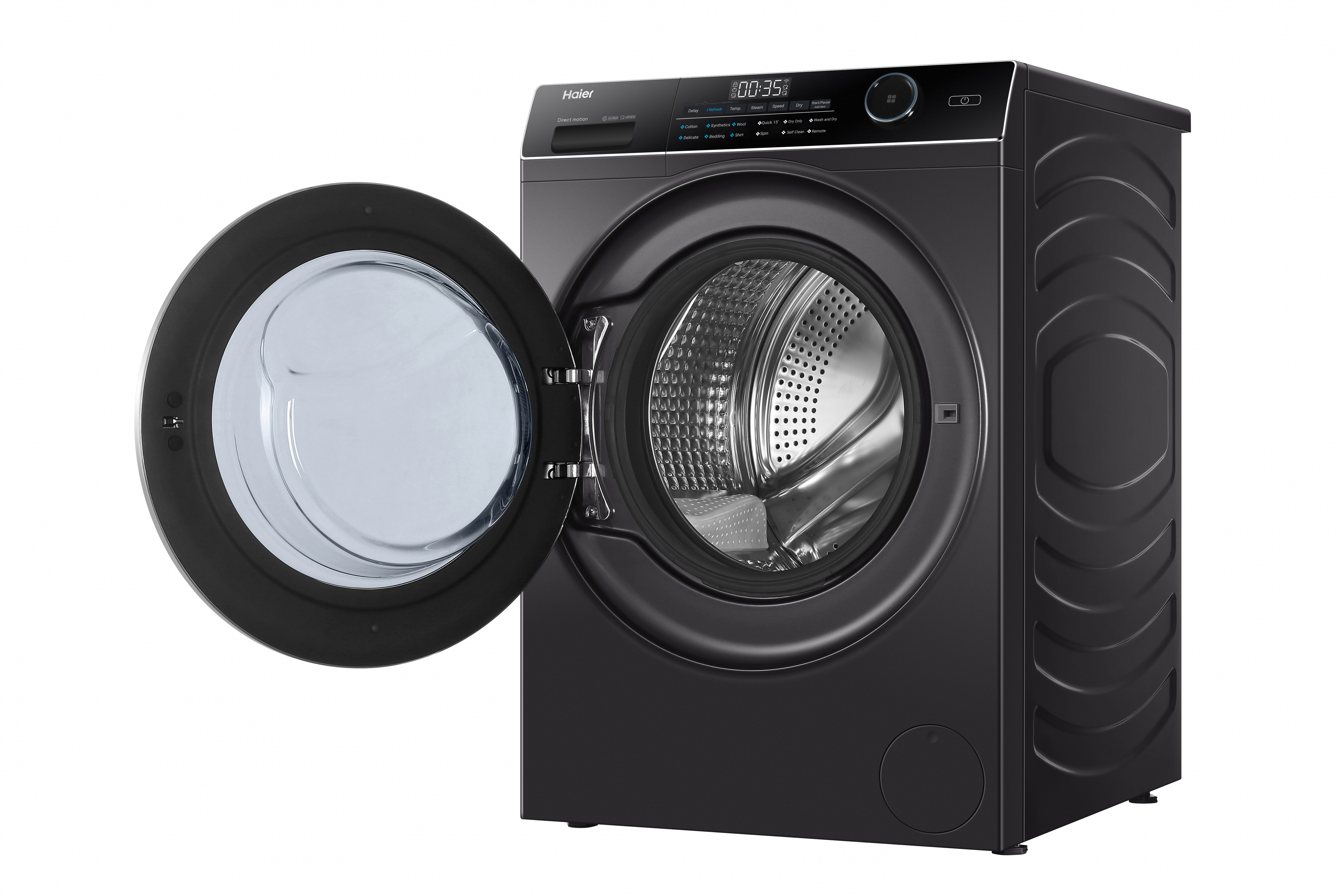 Haier Washer Dryer Combo 10.5KG wash + 7KG dry/525 drum/steam wash/DD motor/wifi (HWD105-B14959S8U1). 