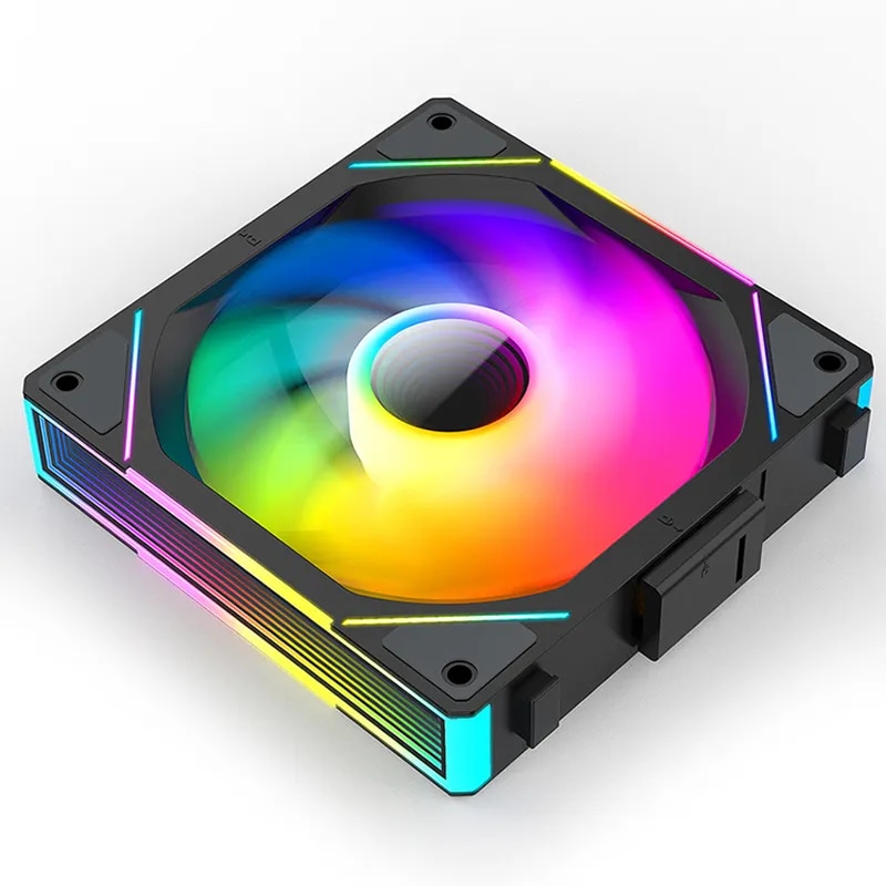 TEUCER JM-1 PC Cooling Fan ARGB Mirror Cycle Light Effect 800-2000RPM PWM Water Cooling 360mm Cooler Fan. 