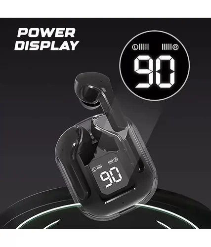 Ultrapods MAX/ PRO TWS Earbud, Bluetooth Earbuds with Display, Transparent Design, 30 Hrs Playtime with Fast Charging, Bluetooth 5.3 + Enc 70 Ratings