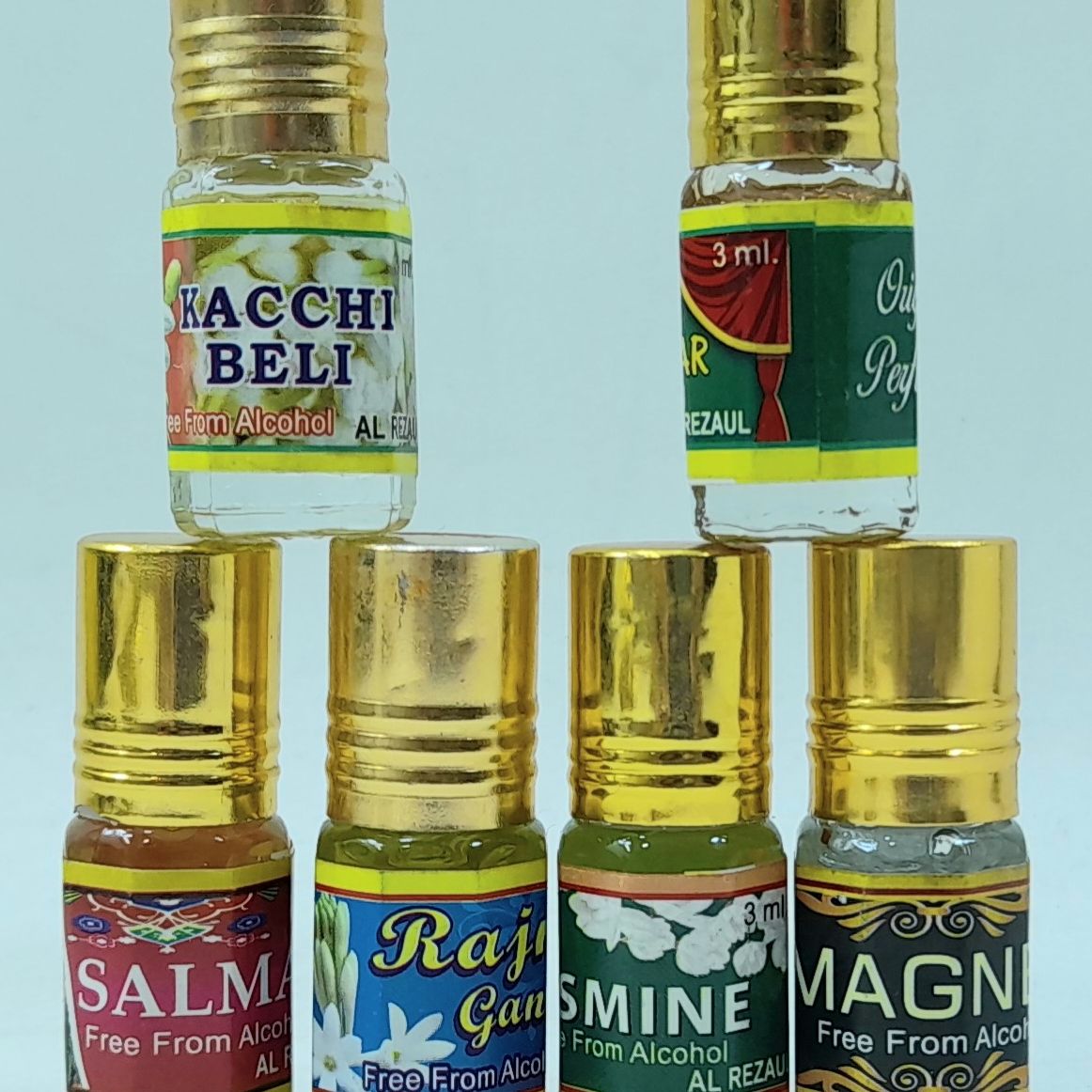 6 Piece  6 Diferent Smell Combo 100% Halal Attar