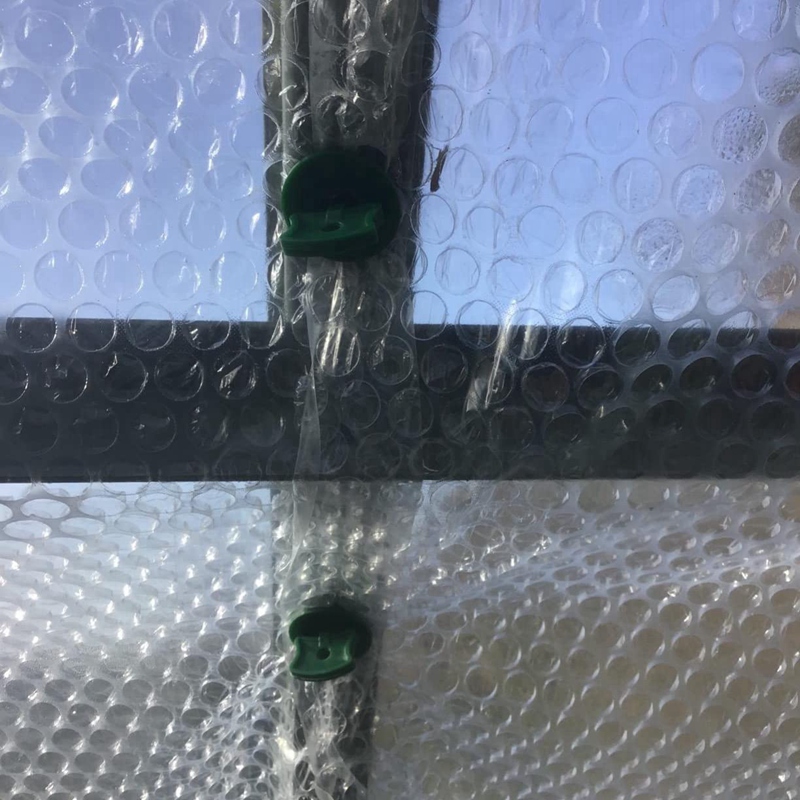 200Pcs Greenhouse Plastic Twist Fixing Clips and Washers for Insulation and Bubble Netting Shading to Greenhouses. 