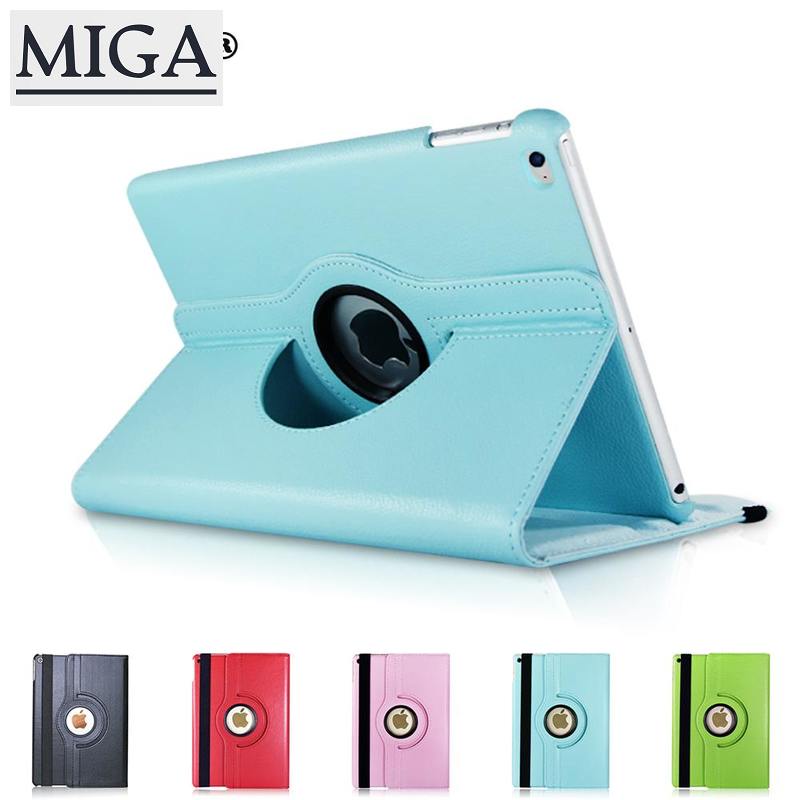 For iPad 9.7 2018 2017 Case Cover for iPad Air 2 Air 1 5th 6th Generation ipad mini 12345 ipad air 3 10.5 pro 10.5 Funda 360 Degree Rotating Leather Smart Cover Case