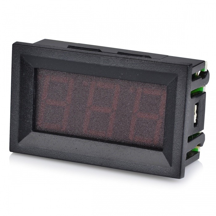 YB27A LED AC 60-500V 0.56″ Inch Digital Display Voltmeter Panel Mount Home Use Voltage Display 2 Wire Digital AC Voltmeter Voltage Meter RED Display 500V Digital Voltage Meter Testers. 